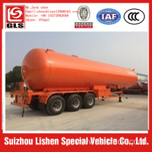 BPW 3 axle 58.5m3 lpg gas trailer truck